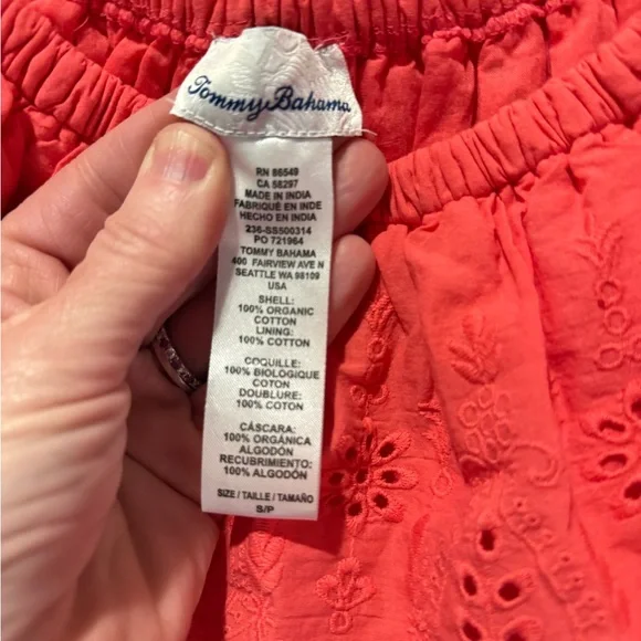 Tommy Bahama Coral midi dress. - Picture 1 of 4